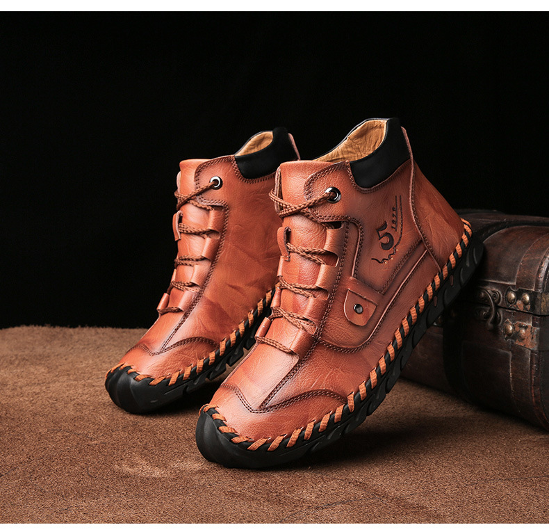 🔥60% off today only🔥Men's handmade genuine leather orthopedic shoes