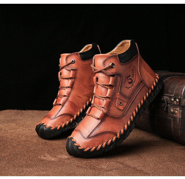 🔥60% off today only🔥Men's handmade genuine leather orthopedic shoes