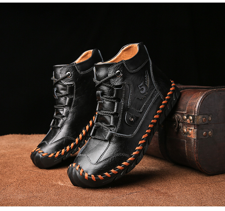 🔥60% off today only🔥Men's handmade genuine leather orthopedic shoes