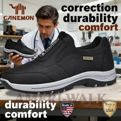 ENJERR™⏰Promotion - 70% OFF🔥 Men Casual Leather Loafer Orthopedic Walking Shoes