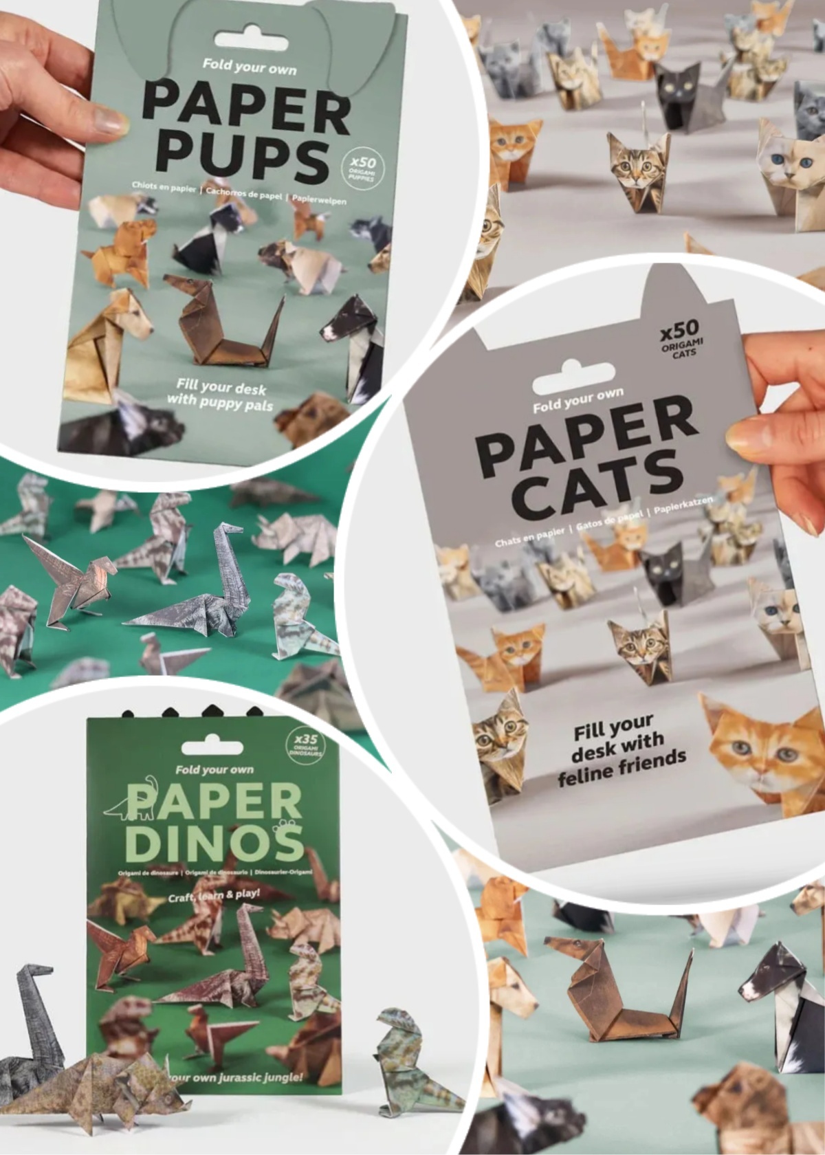 🐱🐶🦖 DIY Paper Pets & Dinos