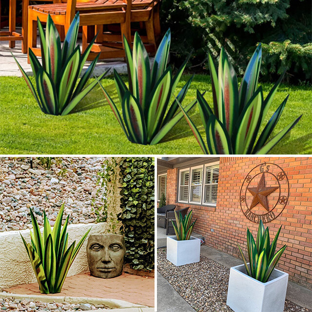 2023 Anti-rust Metal Tequila Agave Plant-Perfect for garden