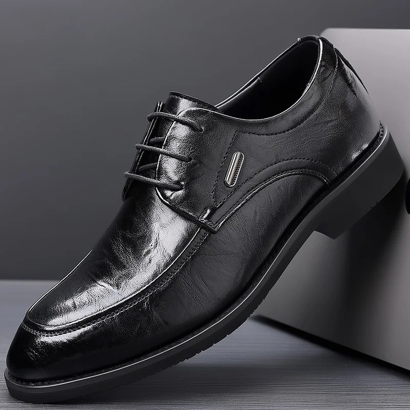 🔥HOT SALE-Men's Genuine Leather Shoes 2025 Winter New Business Formal Shoes Fashion Casual Shoes