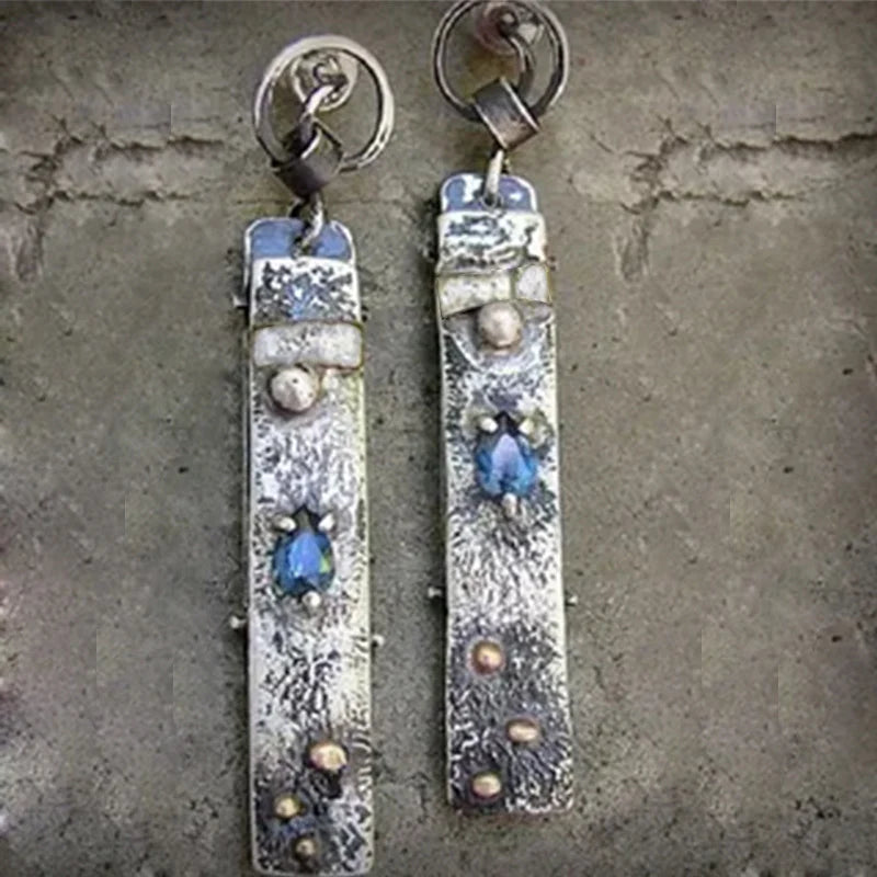 Blue Stone Earrings