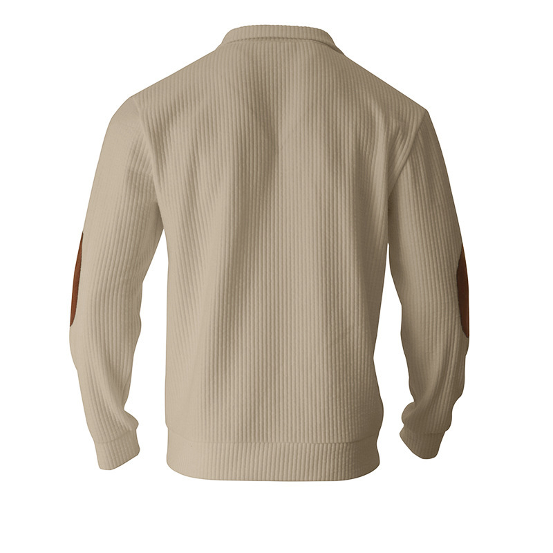 Men's Casual Fleece Pullovers  Hoodies Long Sleeve Sweaters