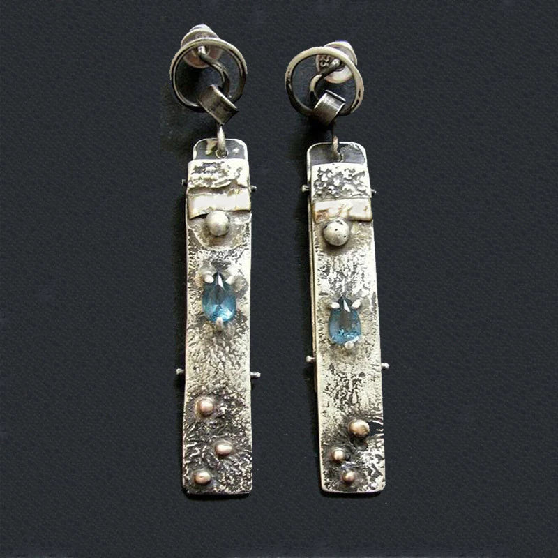 Blue Stone Earrings