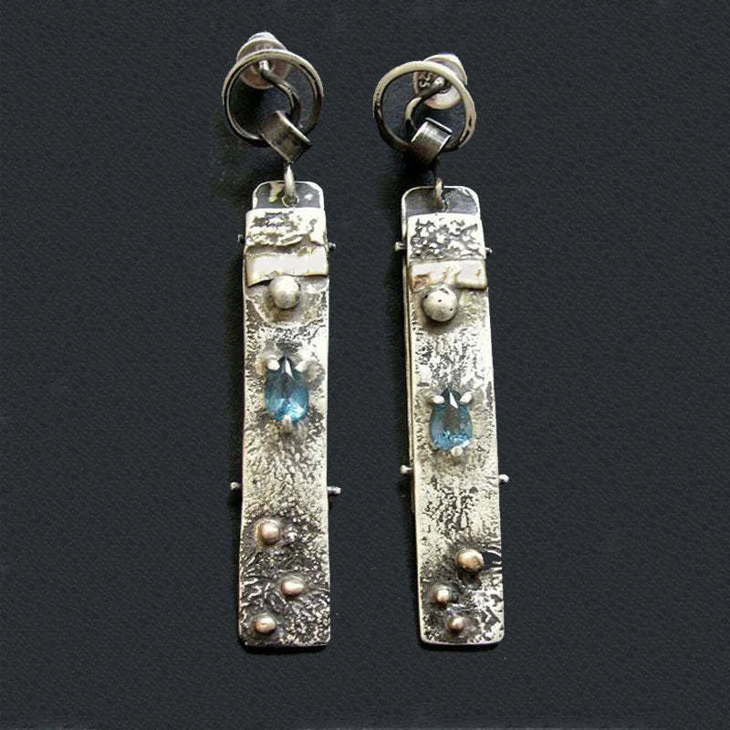 Blue Stone Earrings