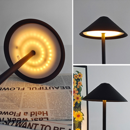 Minimalist Dimmable Touch Table Lamp - Waterproof & Rechargeable Outdoor Light