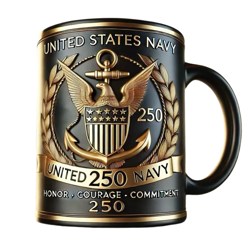 250th Anniversary U.S. Military Commemorative Mug