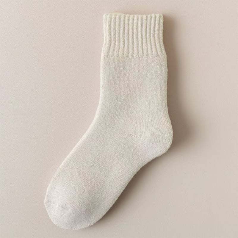 5 Pairs Women's Solid Mid-calf Socks