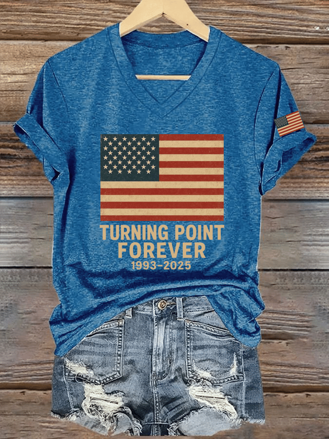 🔥Women's Hot Spot Print V-Neck T-Shirt