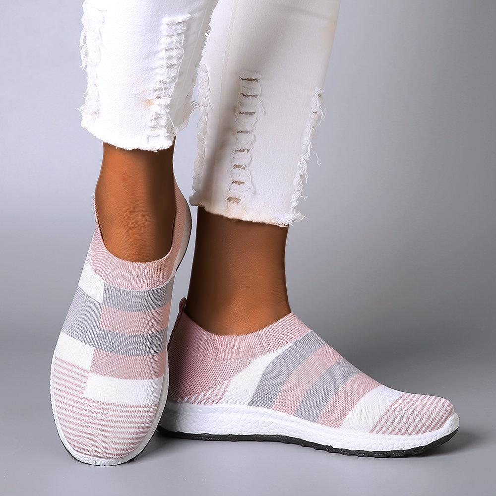 Women Breathable Platform Flats Bunion Corrector Slip On Shoes