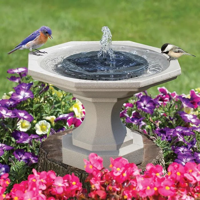 2024 Powerful Floating Led Solar Water Fountain With Colorful LED Lights