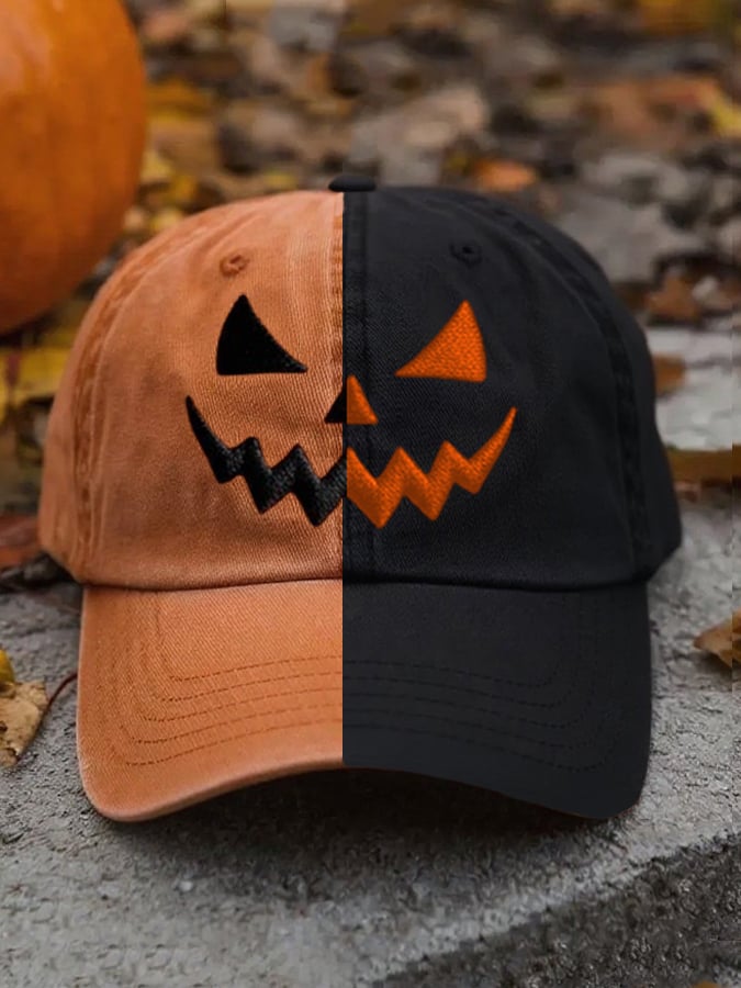 Unisex casual pumpkin autumn stain hat