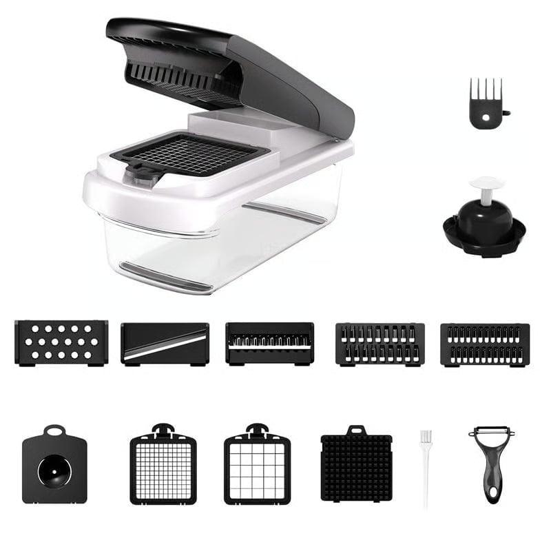 🔥LAST DAY 49% OFF - PrepGeniusTM 15-Piece Vegetable Cutter Set