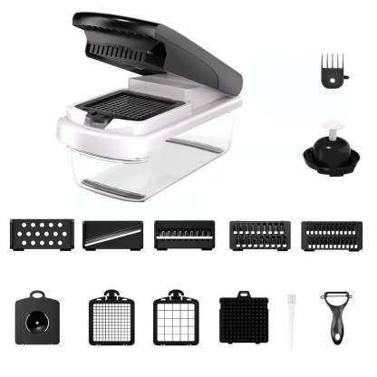 🔥LAST DAY 49% OFF - PrepGeniusTM 15-Piece Vegetable Cutter Set