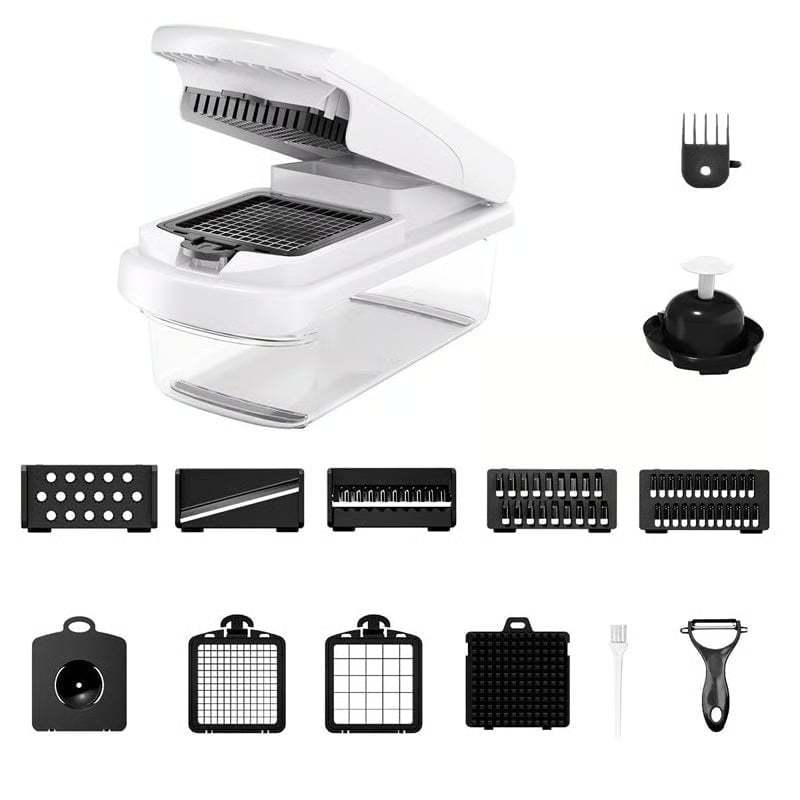 🔥LAST DAY 49% OFF - PrepGeniusTM 15-Piece Vegetable Cutter Set