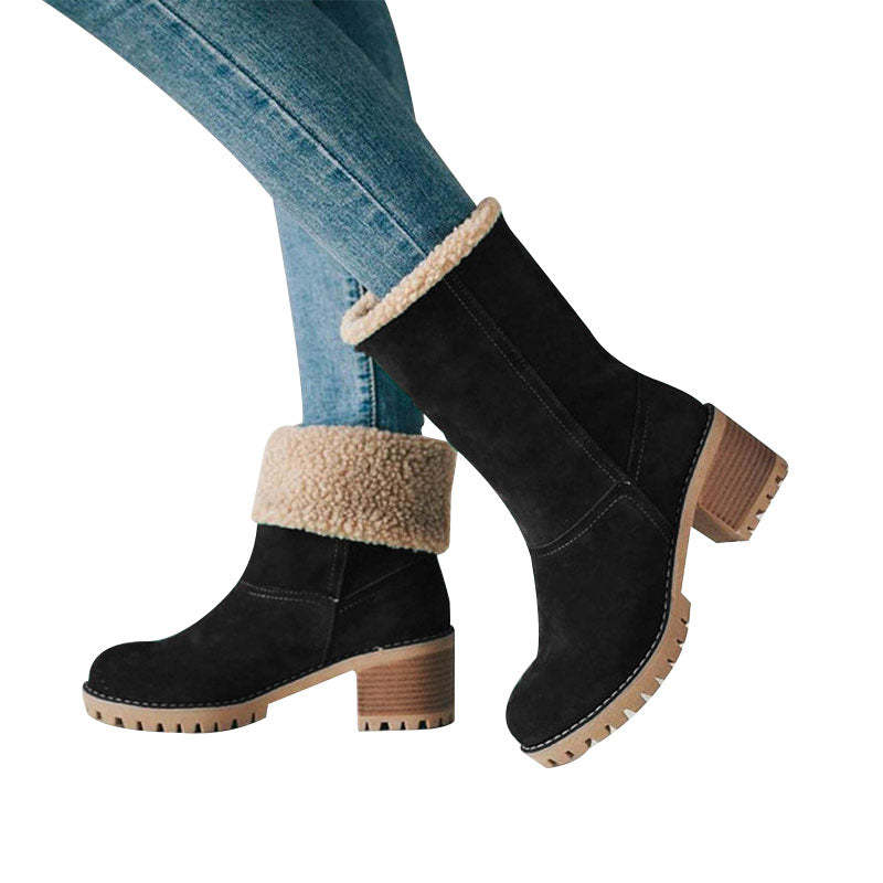 Enjerr™ Seniors' Chunky Heel Winter Boots
