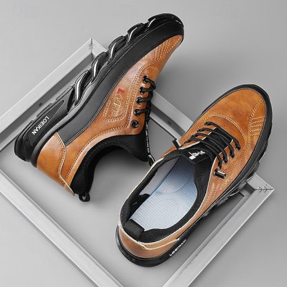 🔥On This Week Sale 70% OFF🔥Men's Casual Sneakers with Lace-Up Design – Comfortable Non-Slip Walking Shoes for Daily Outdoor Activities