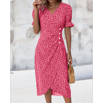 Elegant Wrap Dress
