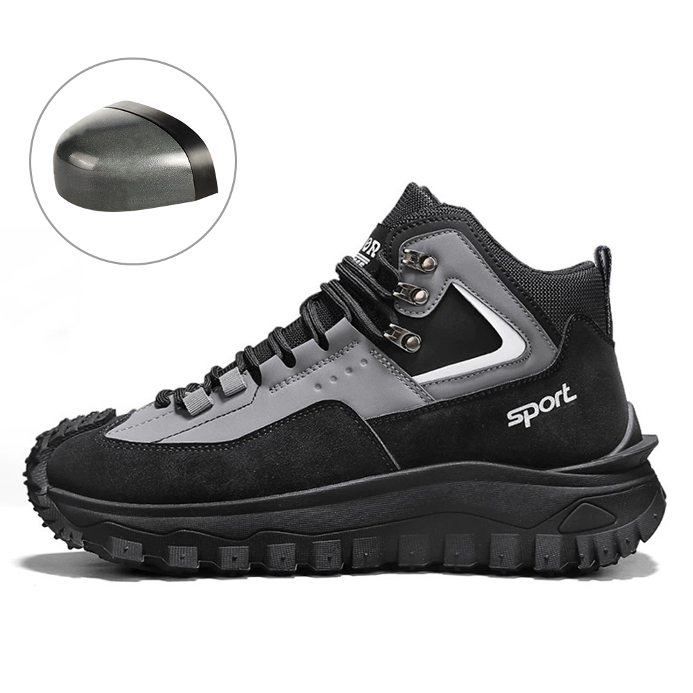 ⏰LAST DAY-70% OFF🛒Men's Outdoor Work & Hiking Boots – Waterproof, Non-Slip, Puncture & Smash-Proof, Arch Support, Wide Toe for All-Day Comfort