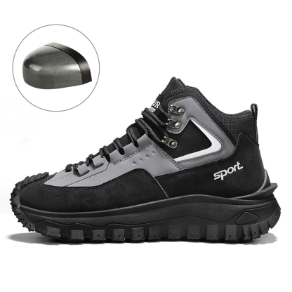⏰LAST DAY-70% OFF🛒Men's Outdoor Work & Hiking Boots – Waterproof, Non-Slip, Puncture & Smash-Proof, Arch Support, Wide Toe for All-Day Comfort