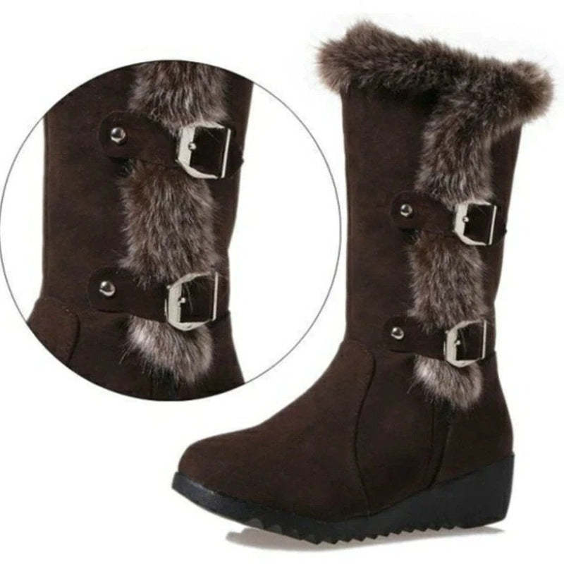 Mid-Calf Orthopedic Boots Fur New Trend 2024 Winter Shoes