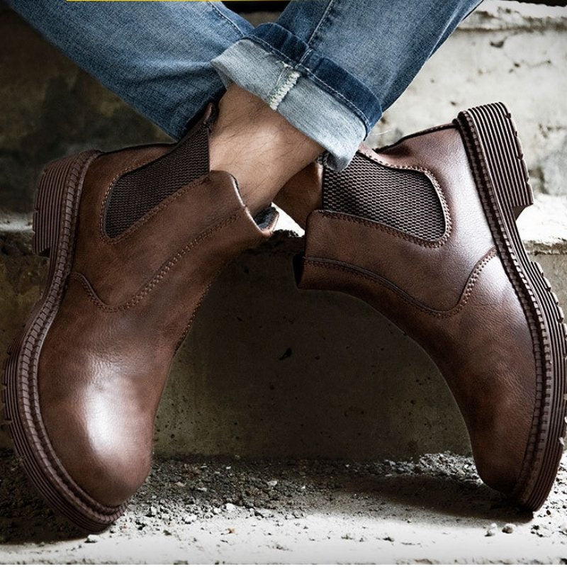 Men Winter Boots For Work Oil-proof Safety Orthopedic Shoes