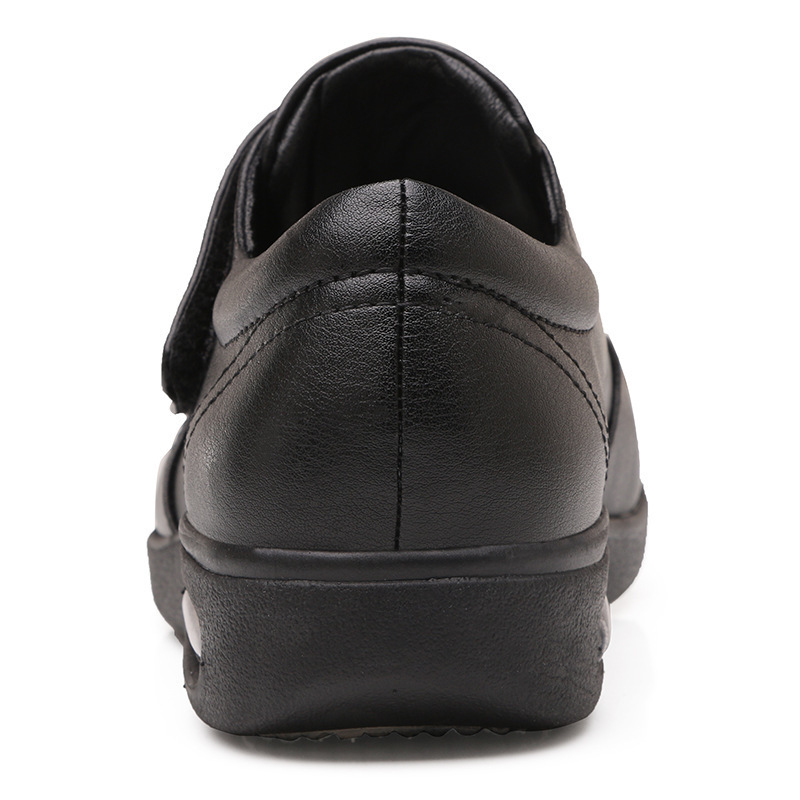 Anti-slip arch support orthopedic leather shoes