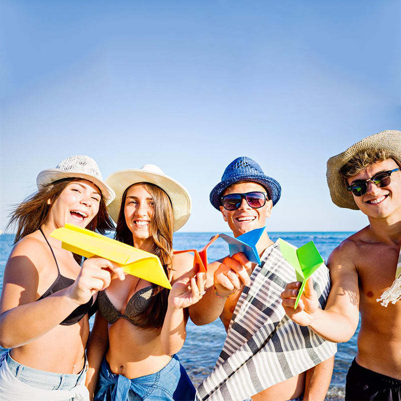 Packable Straw Fedora Panama Sun Summer Beach Hat Cuban Trilby