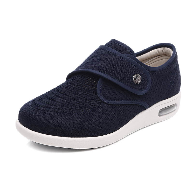 Soft and comfortable orthotic arch support width shoes for swollen feet,