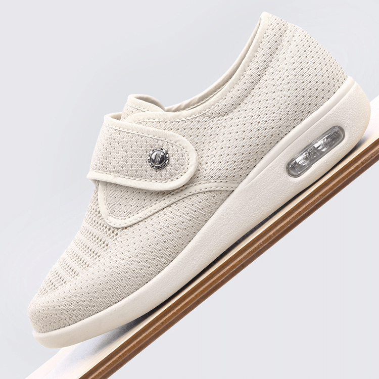 Soft and comfortable orthotic arch support width shoes for swollen feet,