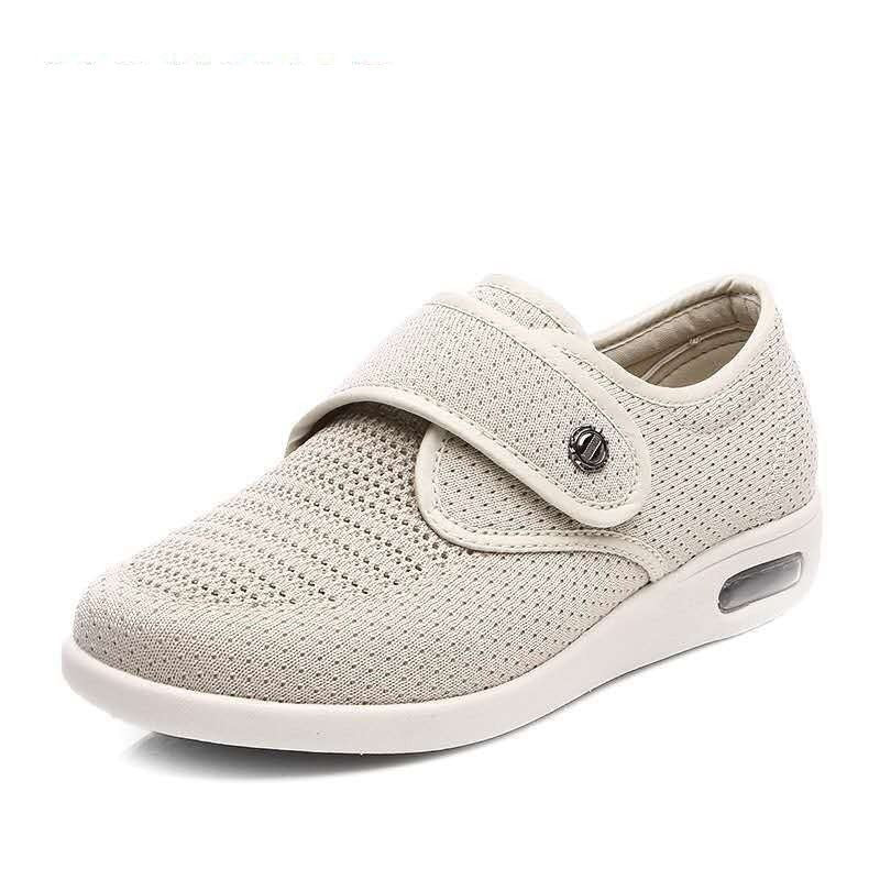 Soft and comfortable orthotic arch support width shoes for swollen feet,