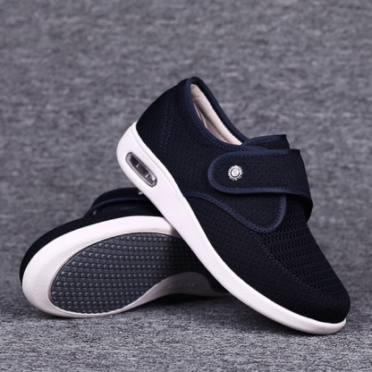 Soft and comfortable orthotic arch support width shoes for swollen feet,