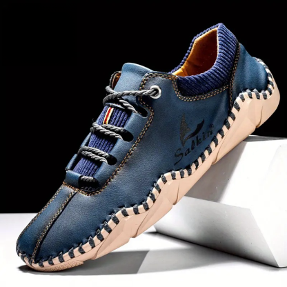 🔥On This Week Sale 70% OFF🔥Men's Handmade Leather Orthopedic Shoes - Improve Posture and Get Rid of Painless Walking & Driving