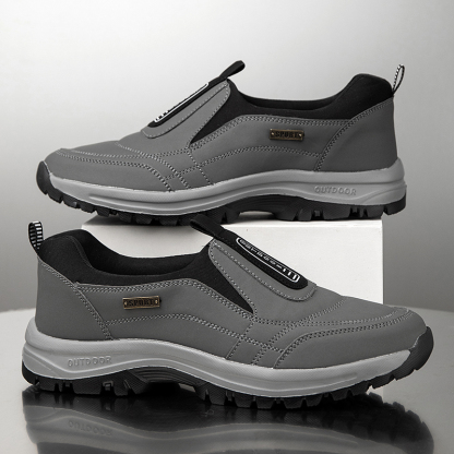 2025 Men's Lightweight Extra Wide Width Orthopedic Hands-Free Foot Pain Relief Slip-on Shoes