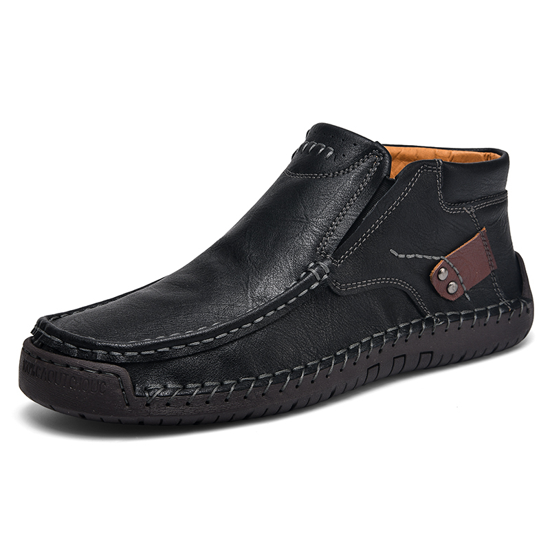 💥Last day deals💥Men's Casual Arch Support Non-slip Leather Slip-On L