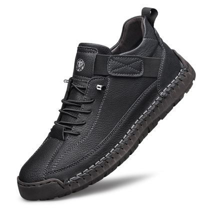 Mens Casual Orthopedic Walking Shoes Summer Breathable Sneakers Loafers Walking Shoes Hand Made Leather Dress Flats Shoes