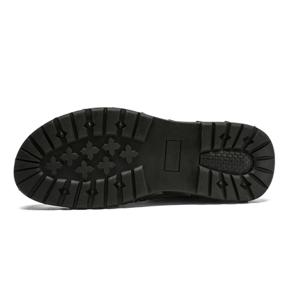 ⏰LAST DAY-70% OFF🛒Men’s Outdoor Leather Boots – Handmade, Arch Support, Lightweight and Non-Slip for Walking & Driving