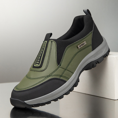 2025 Men's Lightweight Extra Wide Width Orthopedic Hands-Free Foot Pain Relief Slip-on Shoes