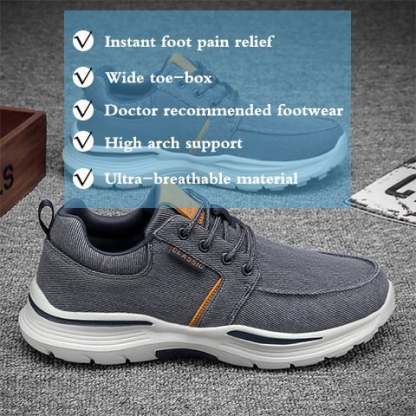 Orthopedic Casual Walking Shoes For Men – Comfortable Breathable With Arch Support, Shock Absorption, And Anti-Slip Features