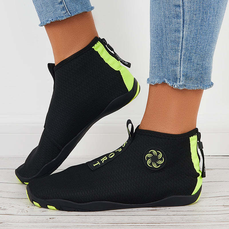 Men High Top Water Shoes Barefoot Anti-Slip Quick Drying Shoes