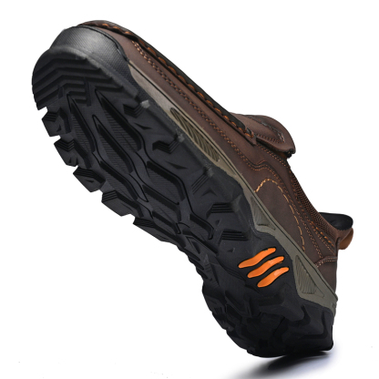 ⏰Promotion 60% OFF - 2025 New Men's Orthopedic Hands-Free Genuine Leather Slip On Loafers