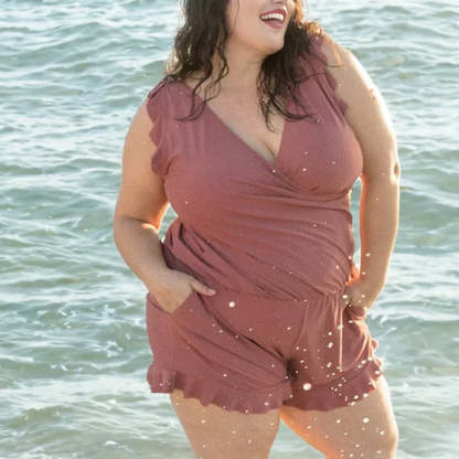 Swim Romper Built-in Bra