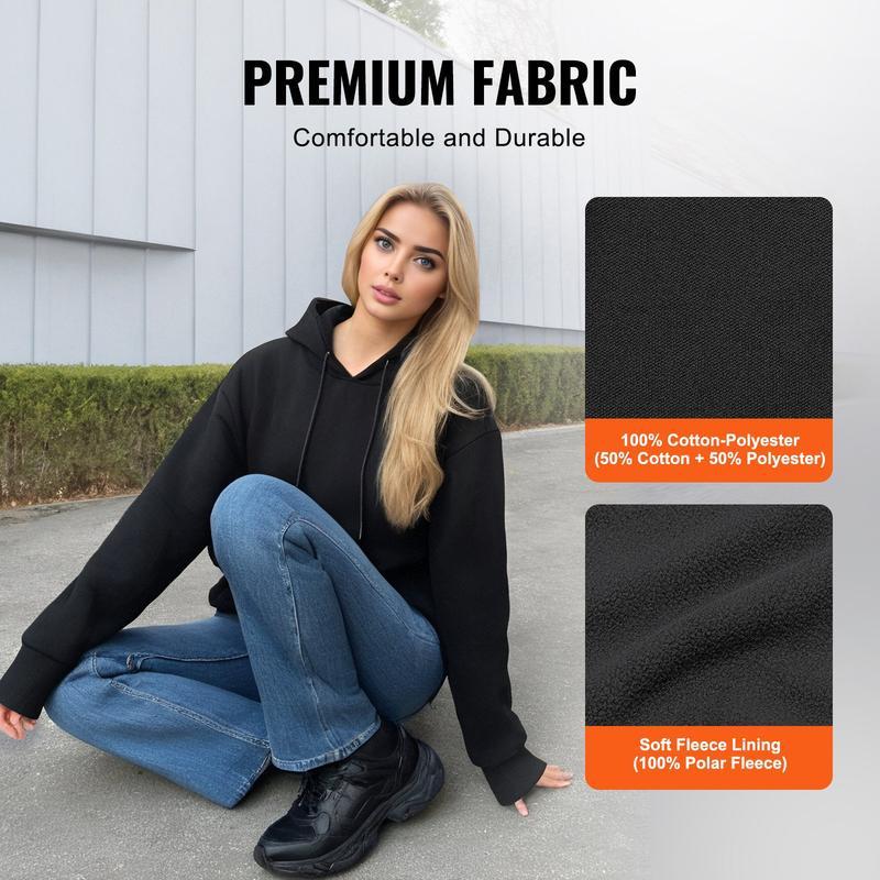 Heated Hoodie Sweatshirt Unisex with Battery