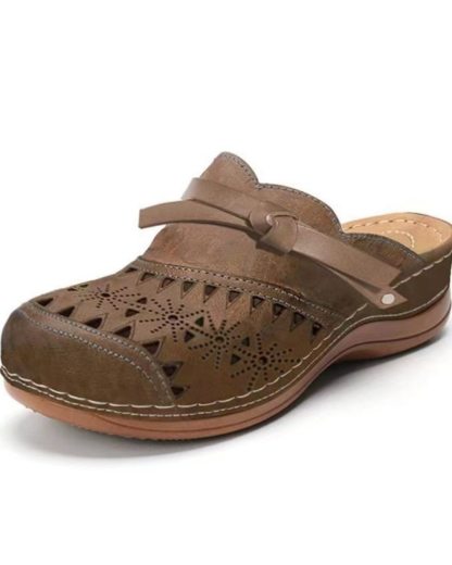 Women Orthopedic Hollow Carved Diabetic Walking Sandals