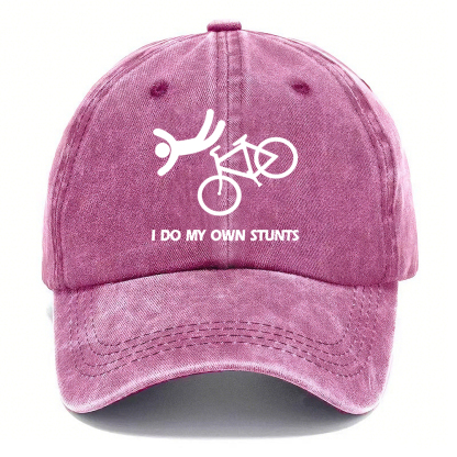 I Do My Own Stunts Hat | Vintage Washed Baseball Cap