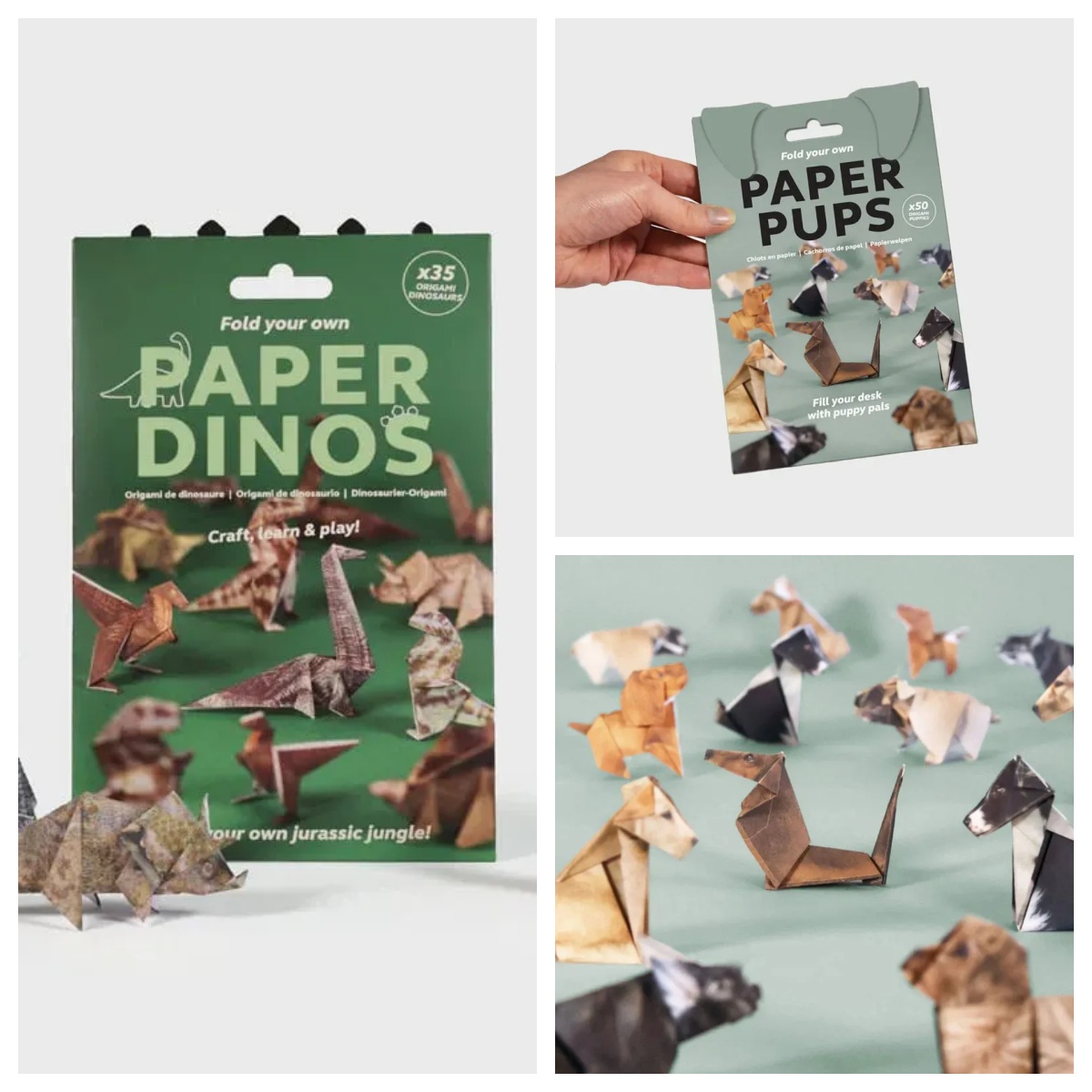 🐱🐶🦖 DIY Paper Pets & Dinos