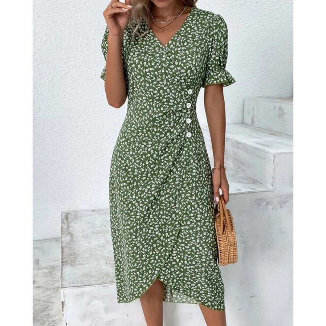 Elegant Wrap Dress