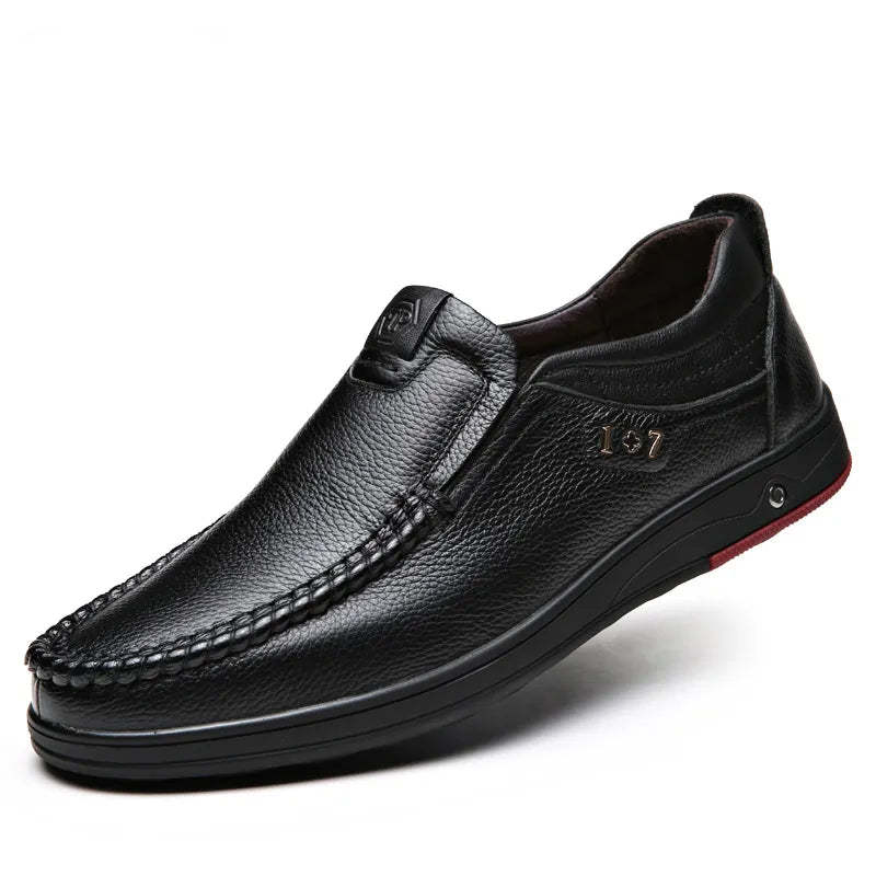 2024 Men’s Orthopedic Walking Shoes, British Business Leather Shoes